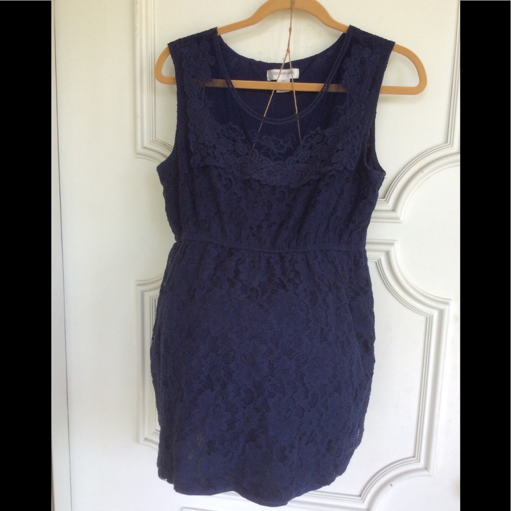 Motherhood Maternity lace tank top Size L